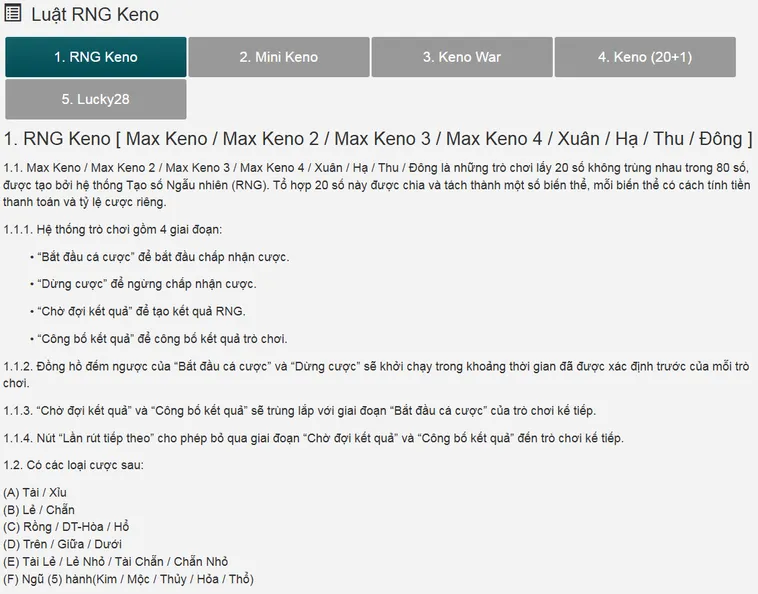 Chinh Phục Đẳng Cấp Cùng Keno Saba Tại Bin88 Độc Đáo