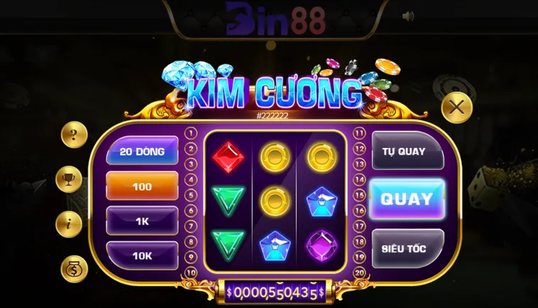 Khám Phá Sức Hút Đỉnh Cao Game Nhanh Kim Cương Tại Bin88 Siêu Hấp Dẫn