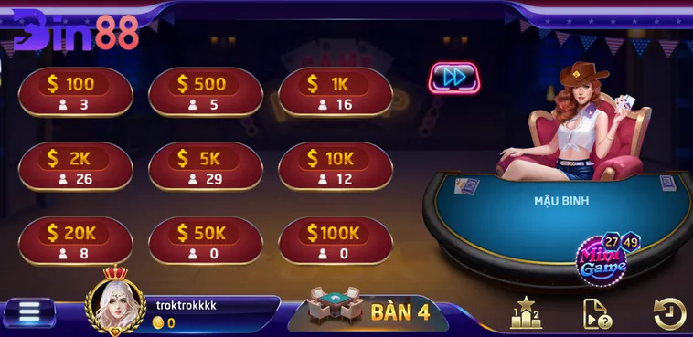 Chinh Phục Game Mậu Binh Tại Bin88 Với Cơ Hội Nhận Thưởng Cực Lớn