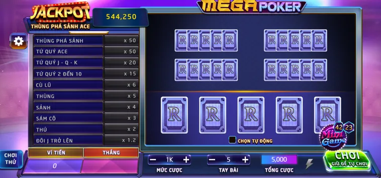 Hướng Dẫn Chơi Mega Poker Tại Bin88 Nhận Thưởng Lớn Mỗi Ngày