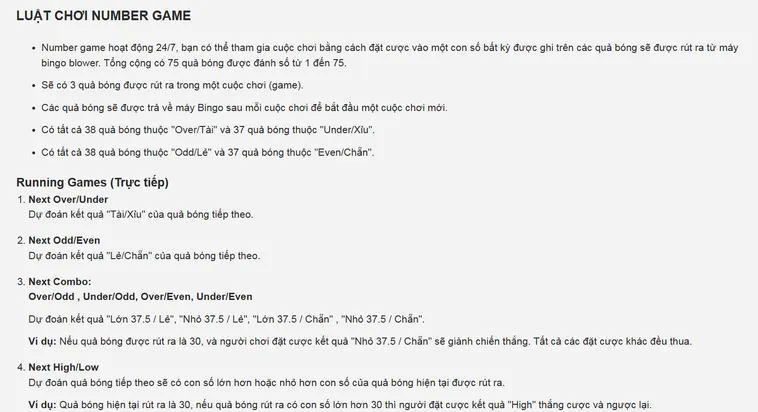 Khám Phá Nền Tảng Quay Số Numbers Game Tại Bin88 Cơ Hội Trúng Lớn