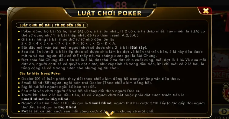 Tham Gia Poker Tại Bin88 Để Khẳng Định Đẳng Cấp Cao Thủ Bài Bạc