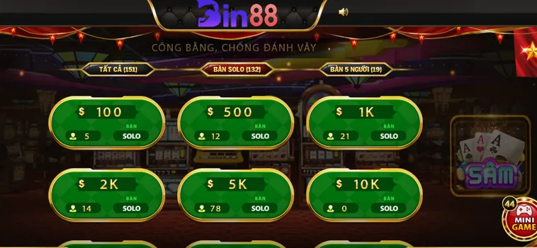 Sâm Lốc Tại Bin88 Sân Chơi Bài Bạc Đỉnh Cao Cho Mọi Cao Thủ