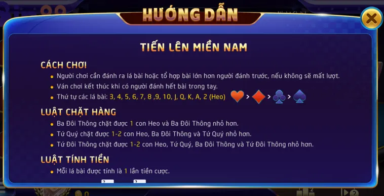 Trải Nghiệm Game Tiến Lên Miền Nam Tại Bin88 Với Đẳng Cấp Cao Thủ